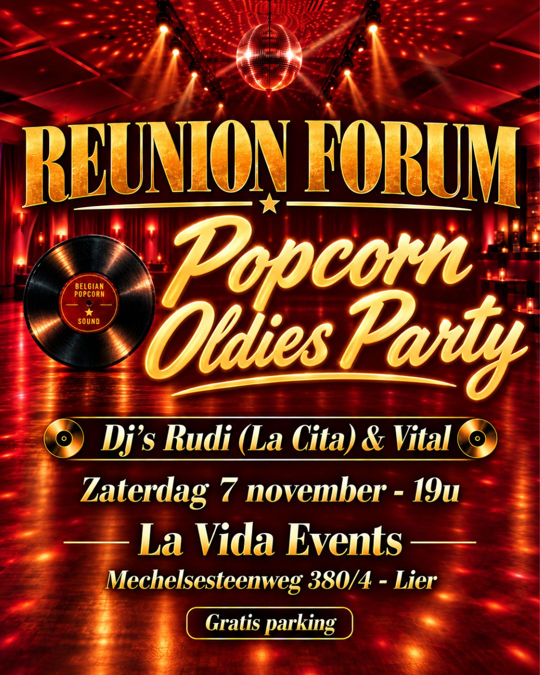 Reunion Forum-Popcorn Oldies Party
